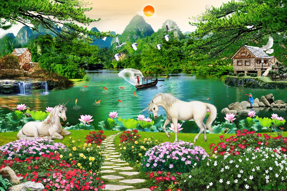 Phong cảnh sơn thủy hữu tình MHT2-164